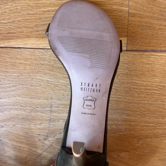 Stuart Weitzman Suede Sandal Size 6 - Picture 5 of 9